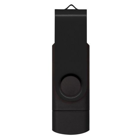 [121386] Helix 16GB Dual Flash Drive - 121403 (Black)