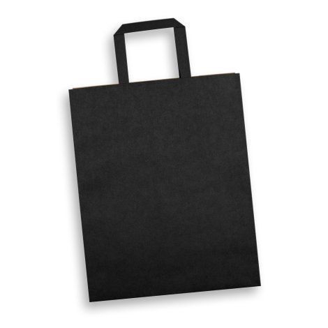 Large Flat Handle Paper Bag Portrait - 125061