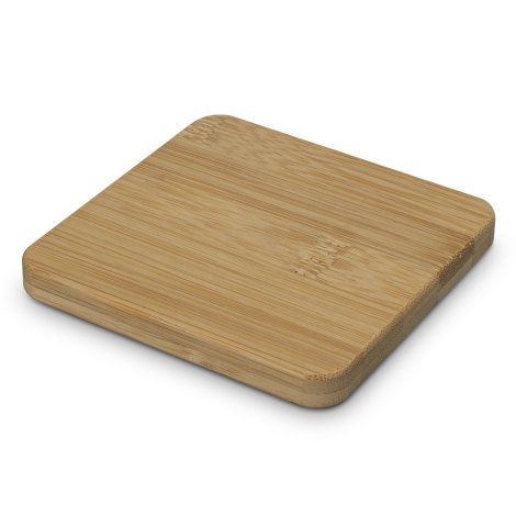 [125939] Bamboo Bottle Opener Coaster - Square - 125939