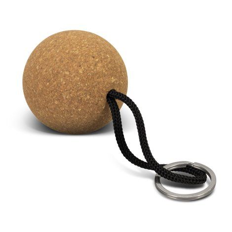 Cork Floating Key Ring - Round - 126233