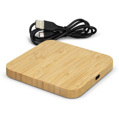 NATURA Bamboo Wireless Fast Charging Hub - 126409