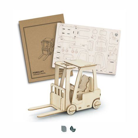 BRANDCRAFT Forklift Wooden Model - 126727