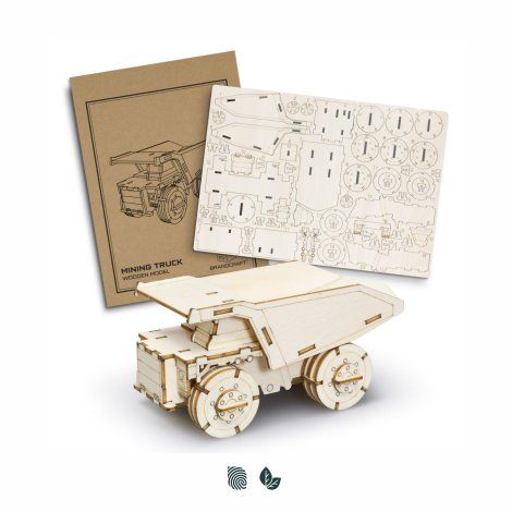 BRANDCRAFT Mining Truck Wooden Model - 126728