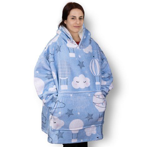 Full Colour Blanket Hoodie - 127224