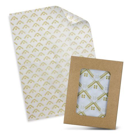 Custom Tissue Paper with Envelope - White - 127812