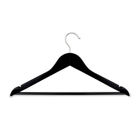 [128417] Wooden Hanger - 128469 (Black)