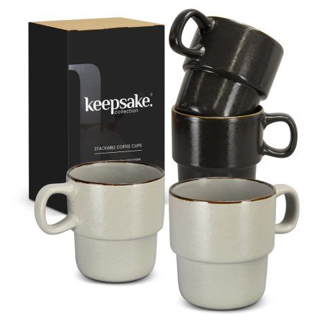 [128486] Keepsake Stackable Coffee Cup - Set of 2 - 128486