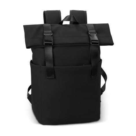 [128518] ARCHER Soft-Touch Flap Backpack - 129110 (Black)