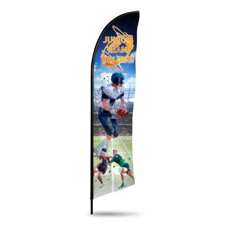 [131665] Medium Feather Flag Kit - 129528