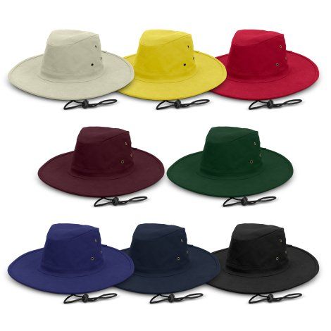 [125580] Austral Wide Brim Hat - 125571 (S, Black)