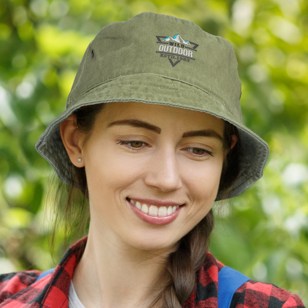 [120396] Faded Bucket Hat - 120416 (M, Black)