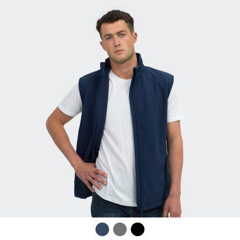 [125704] TRENDSWEAR Hudson Mens Vest - 125953 (XS, Black)