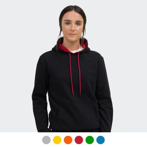 [125485] TRENDSWEAR Studio Contrast Unisex Hoodie - 125538 (XS, Black)