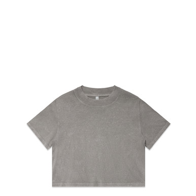 Wo's Stone Wash Heavy Crop - 4086