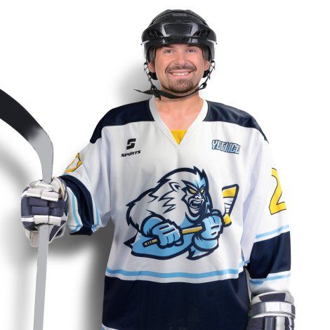 Custom Hockey Jersey - 123365 (XS)