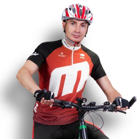Custom Mens Cycling Top - 123337 (XS)