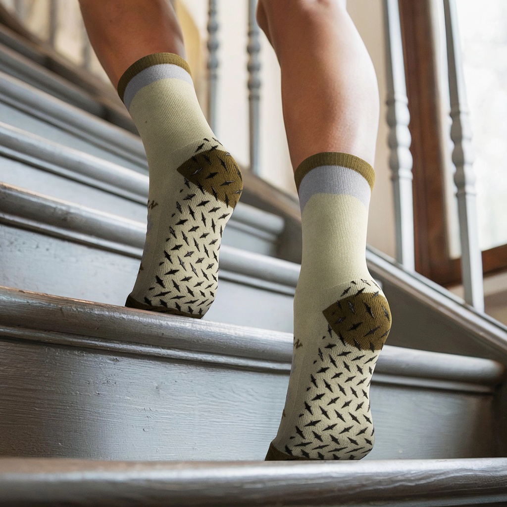 Nero Crew Grip Socks - 127604
