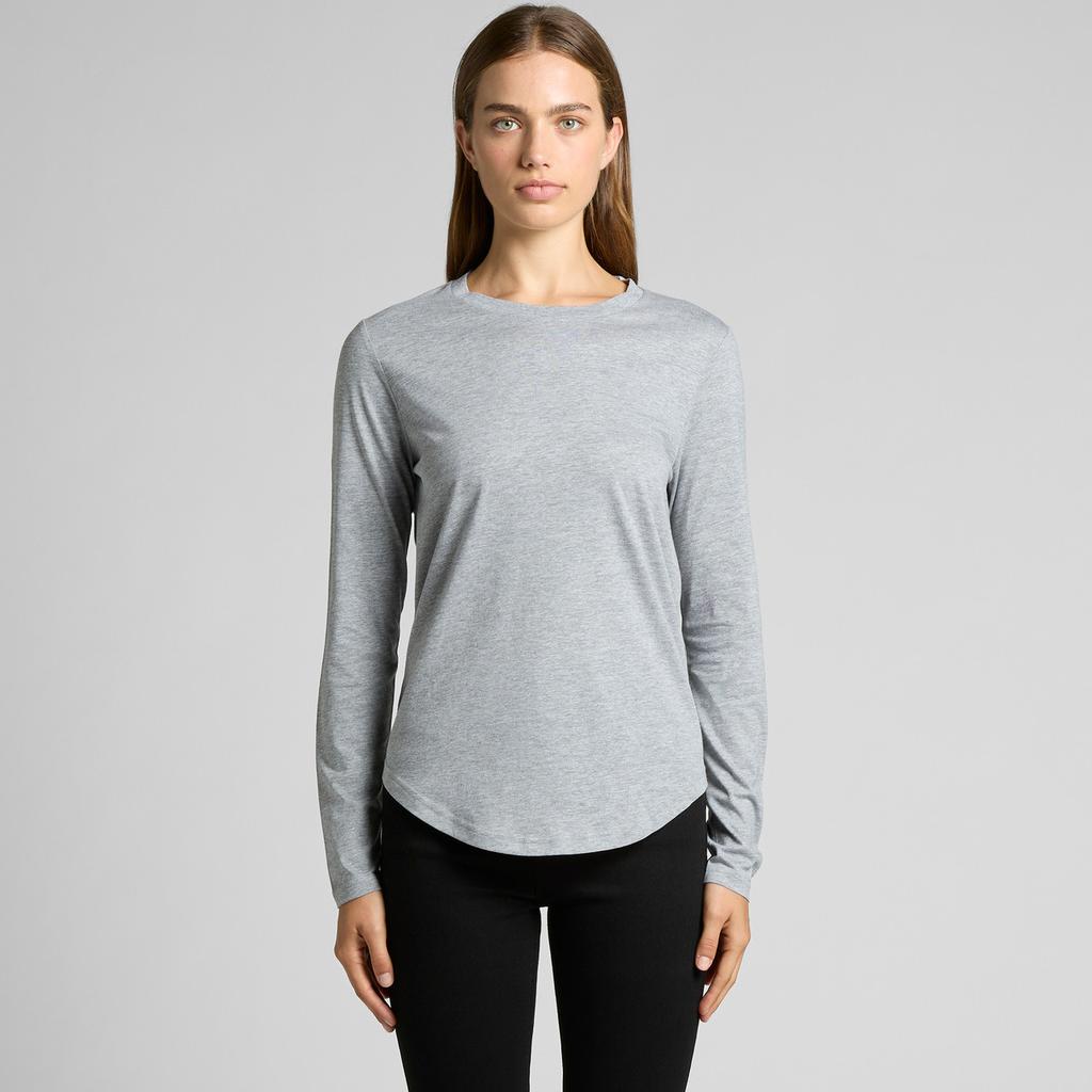 Wo's Curve L/S Tee - 4055