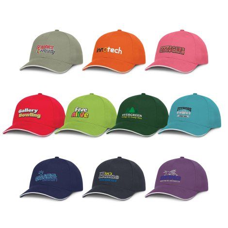 [111830] Swift Cap - White Trim - 112554 (Grey/White)