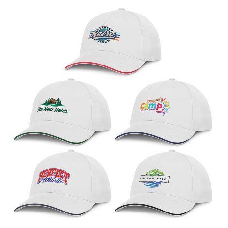 [111845] Swift Cap - White - 112563 (White/Black)