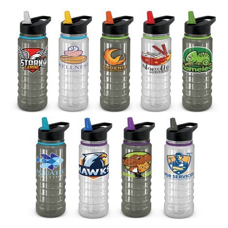 [105201] Triton Elite Bottle - Clear and Black - 110748 (Black)