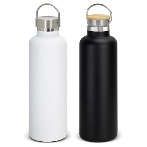 [121707] Nomad Deco Vacuum Bottle - 1L - 124424 (White)