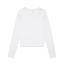 Wo's Organic Rib L/S Tee - 4096