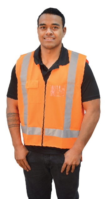 [J536-OR-XS] Hi Viz Safety Vest - J536 (XS, Hi Viz Orange)