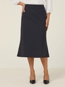 CAT2BW - Stretch Wool Blend Long Line Skirt