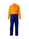 N1242 - Day Only Hi-vis Cotton Zip Overall