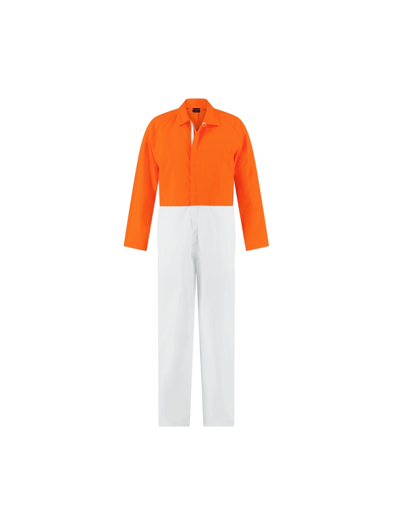 N2OU05 - OVERALL METAL ZIP HI VIZ LONG SLEEVE