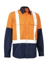 N2SU07 - D/N INDUSTRIAL LAUNDERED SHIRT WITH TAPE
