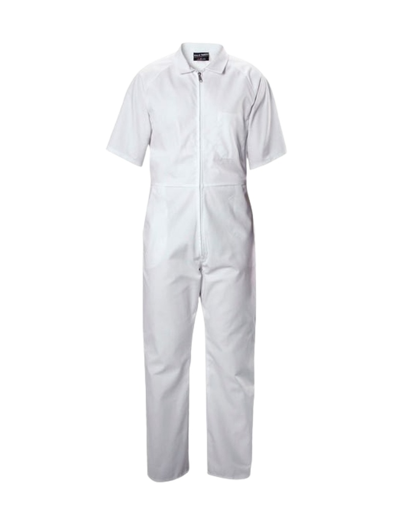 N4321 - OVERALL METAL ZIP SHORT SLEEVE