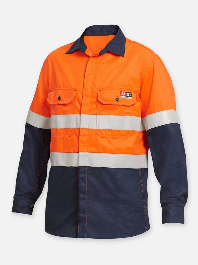 Y04350 - Shieldtec FR Shirt Ls 2 Tone Unisex