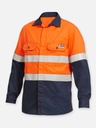 Y04350 - Shieldtec FR Shirt Ls 2 Tone Unisex