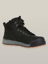 Y60201 - 3056 Lace Up/Side Zip Steel Toe Sfty Boot - Black