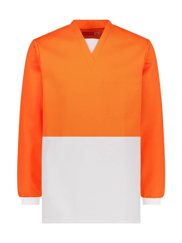 N2JU12 - JERKIN HI VIZ V NECK LONG SLEEVE CUFF