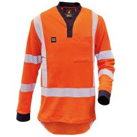 FR POLOSHIRT 240GSM COTTON, ORANGE TTMC, 12 CAL-SIZE
