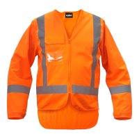 ESKO L/S TTMC-W23 X-BACK SAFETY VEST - NO ID POCKET - SIZE