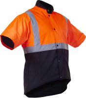 CAUTION D/N OILSKIN SHORT SLEEVE VEST-SIZE