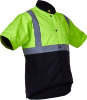 CAUTION D/N OILSKIN SHORT SLEEVE VEST-SIZE