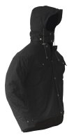 CAUTION HOODED OILSKIN LONG SLEEVE JACKET-SIZE