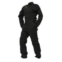 OVERALL LS, 300GSM COTTON, BLACK-SIZE