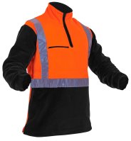 CAUTION D/N POLAR FLEECE 1/2 ZIP TUNIC - 380GM-SIZE