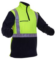 CAUTION D/N POLAR FLEECE 1/2 ZIP TUNIC - 380GM-SIZE