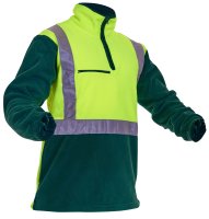 CAUTION D/N POLAR FLEECE 1/2 ZIP TUNIC - 380GM-SIZE
