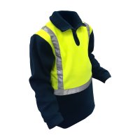 [PCF1018-FLYE/NA-2] CAUTION CHILDRENS POLAR FLEECE 1/2 ZIP TUNIC-SIZE (2)