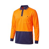 ESKO L/S D/O MICRO FIBRE POLO - SIZE