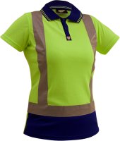 CAUTION D/N WOMEN'S MICRO FIBRE POLO-SIZE