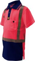 CAUTION CHILDREN'S MICRO FIBRE POLO-SIZE